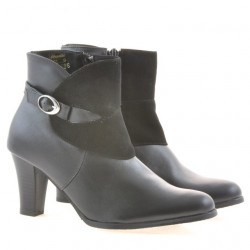 Botines mujer 1124 negro+negro ante