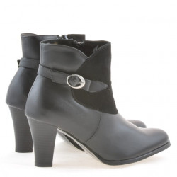 Botines mujer 1124 negro+negro ante