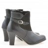 Botines mujer 1124 negro+negro ante