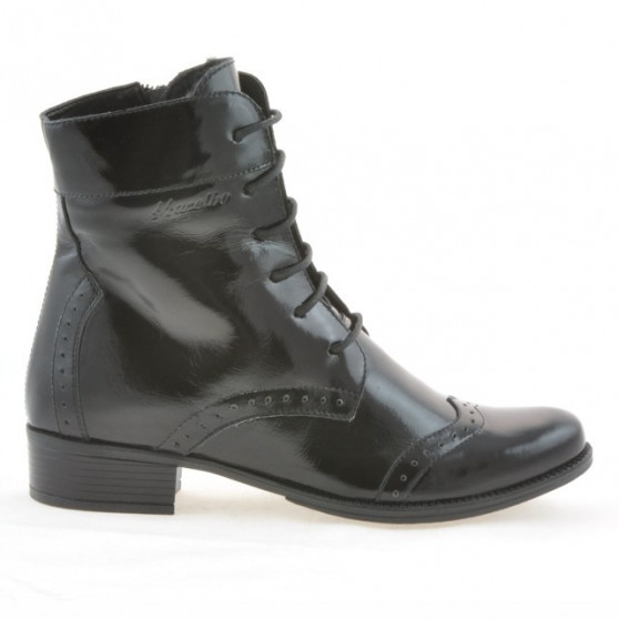 Botas de dama 291 charol negro