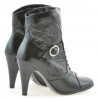 Botas de mujer 1102 crepé charol negro