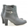 Botines de mujer 1124 gris combinado