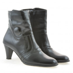 Botines de mujer 1101 charol negro