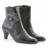 Botines de mujer 1101 charol negro