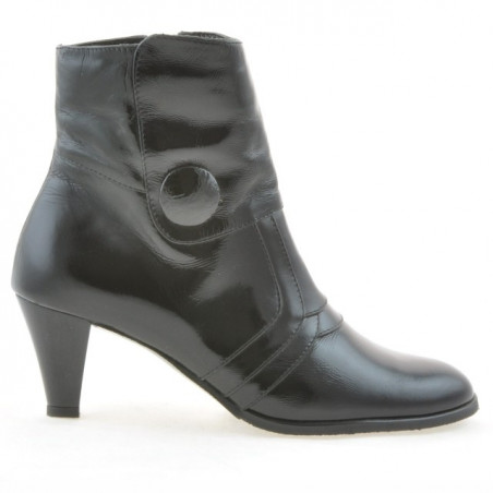 Botines de mujer 1101 charol negro