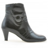 Botines de mujer 1101 charol negro