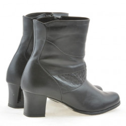 Botines de mujer 1122 negro combinado