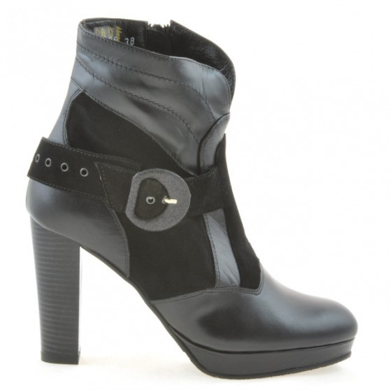 Botas de mujer 1126 negro+negro antílope