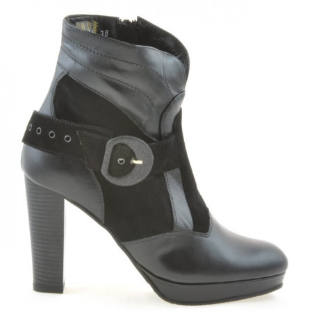 Botas de mujer 1126 negro+negro antílope