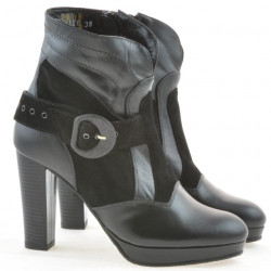 Botas de mujer 1126 negro+negro antílope