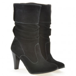 Botas de mujer 1113 negro+negro antilope