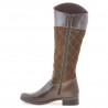 Botas de mujer 3293 café combinado