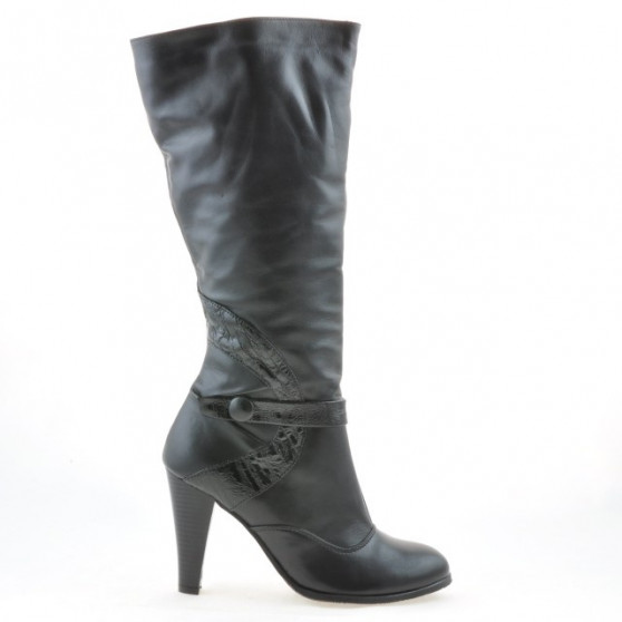 Botas de mujer 1119 negro combinado