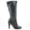 Botas de mujer 1119 negro combinado
