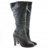 Botas de mujer 1119 negro combinado