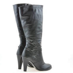 Botas de mujer 1119 negro combinado