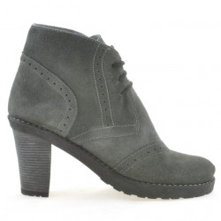 Botines mujer 3230 gris ante