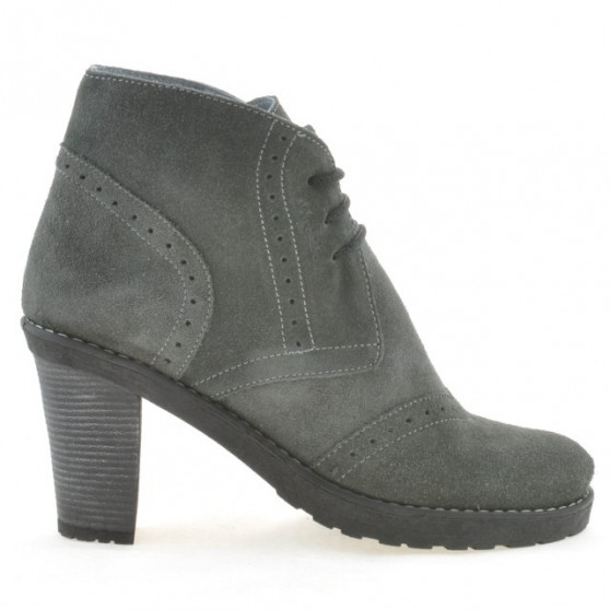 Botines mujer 3230 gris ante