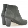 Botines mujer 3230 gris ante