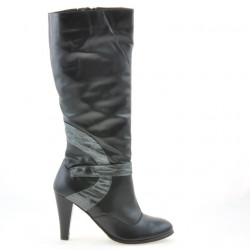 Botas mujer 1119 negro+gris