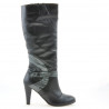 Botas mujer 1119 negro+gris