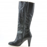 Botas mujer 1119 negro+gris