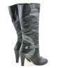 Botas mujer 1119 negro+gris