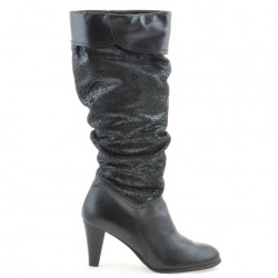Botas mujer 1120 negro+negro antílope pic