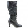 Botas mujer 1120 negro+negro antílope pic