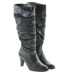 Botas mujer 1120 negro+negro antílope pic