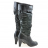 Botas mujer 1120 negro+negro antílope pic