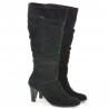 Botas mujer 1120 negro+negro ante