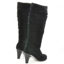 Botas mujer 1120 negro+negro ante