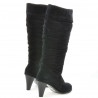 Botas mujer 1120 negro+negro ante