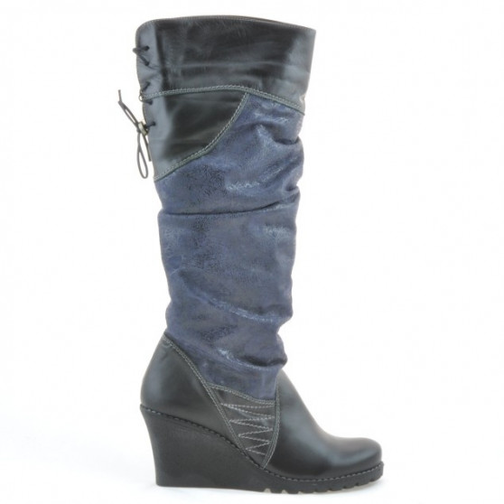 Botas de mujer 226 negro+índigo antílope