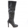 Botas de mujer 1118 negro antílope pic