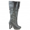Botas de mujer 1118 gris satinado