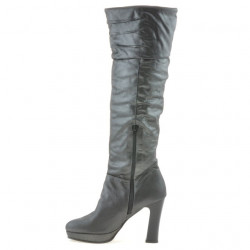 Botas de mujer 1118 gris satinado