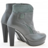 Botines de mujer 1125 gris+gris ante