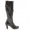 Botas de mujer 229 charol café