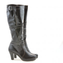 Botas de mujer 229 charol café