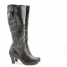 Botas de mujer 229 charol café