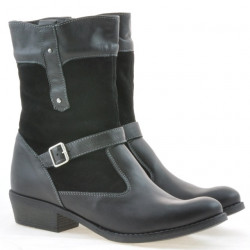 Botines de mujer 289 negro combinado