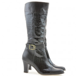 Botas de mujer 017 café pitón