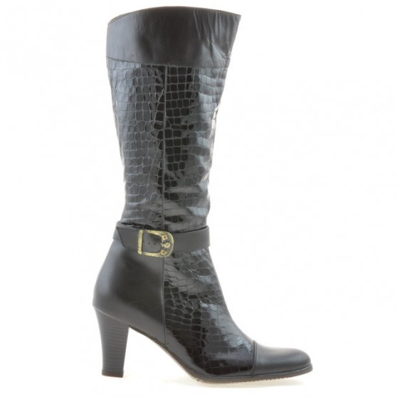 Botas de mujer 017 café pitón
