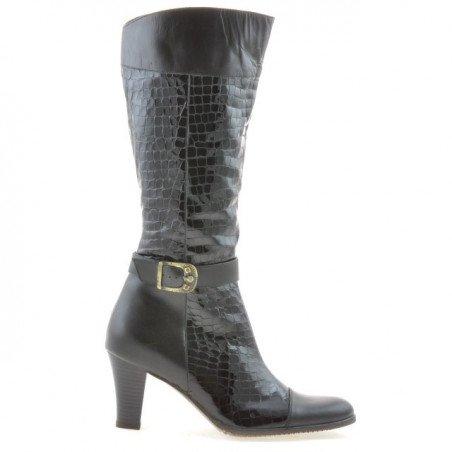 Botas de mujer 017 café pitón