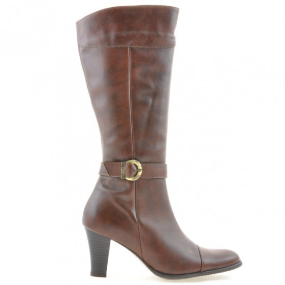 Botas de mujer 017 coñac combinado