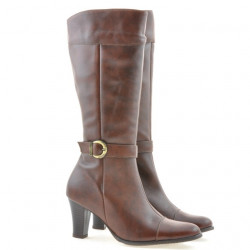 Botas de mujer 017 coñac combinado