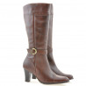 Botas de mujer 017 coñac combinado
