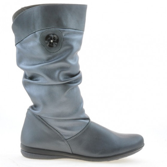 Botas mujer 257 gris nacarado